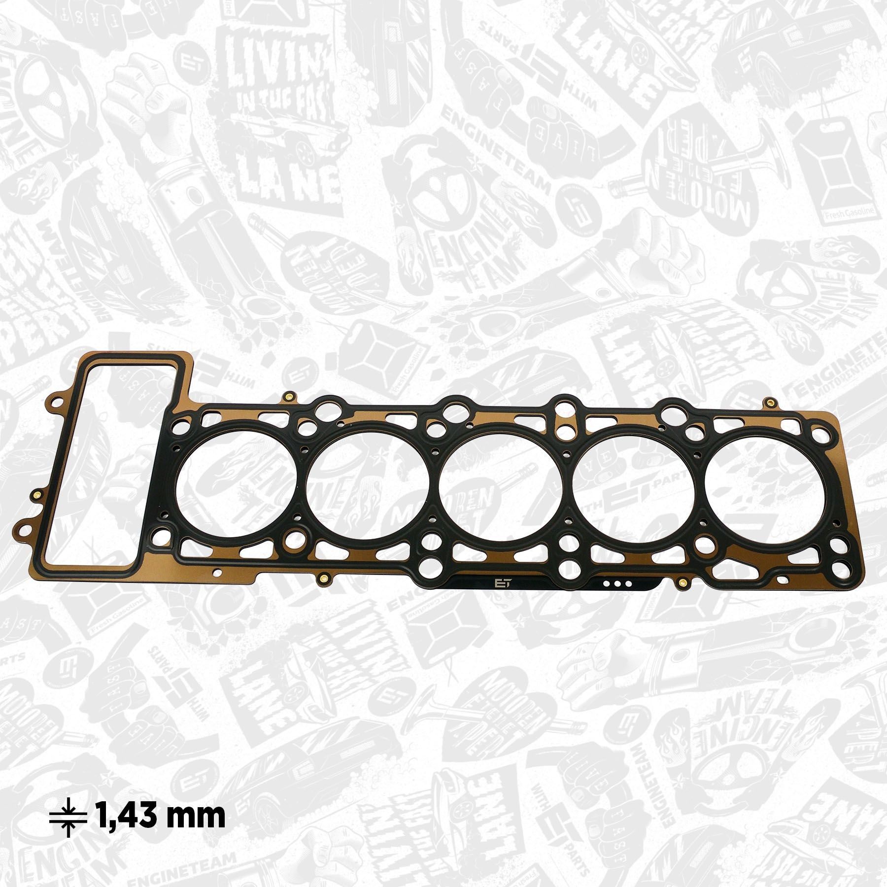 Прокладка під головку на Volkswagen Multivan T5 7HM, 7HN, 7HF, 7EF, 7EM, 7EN